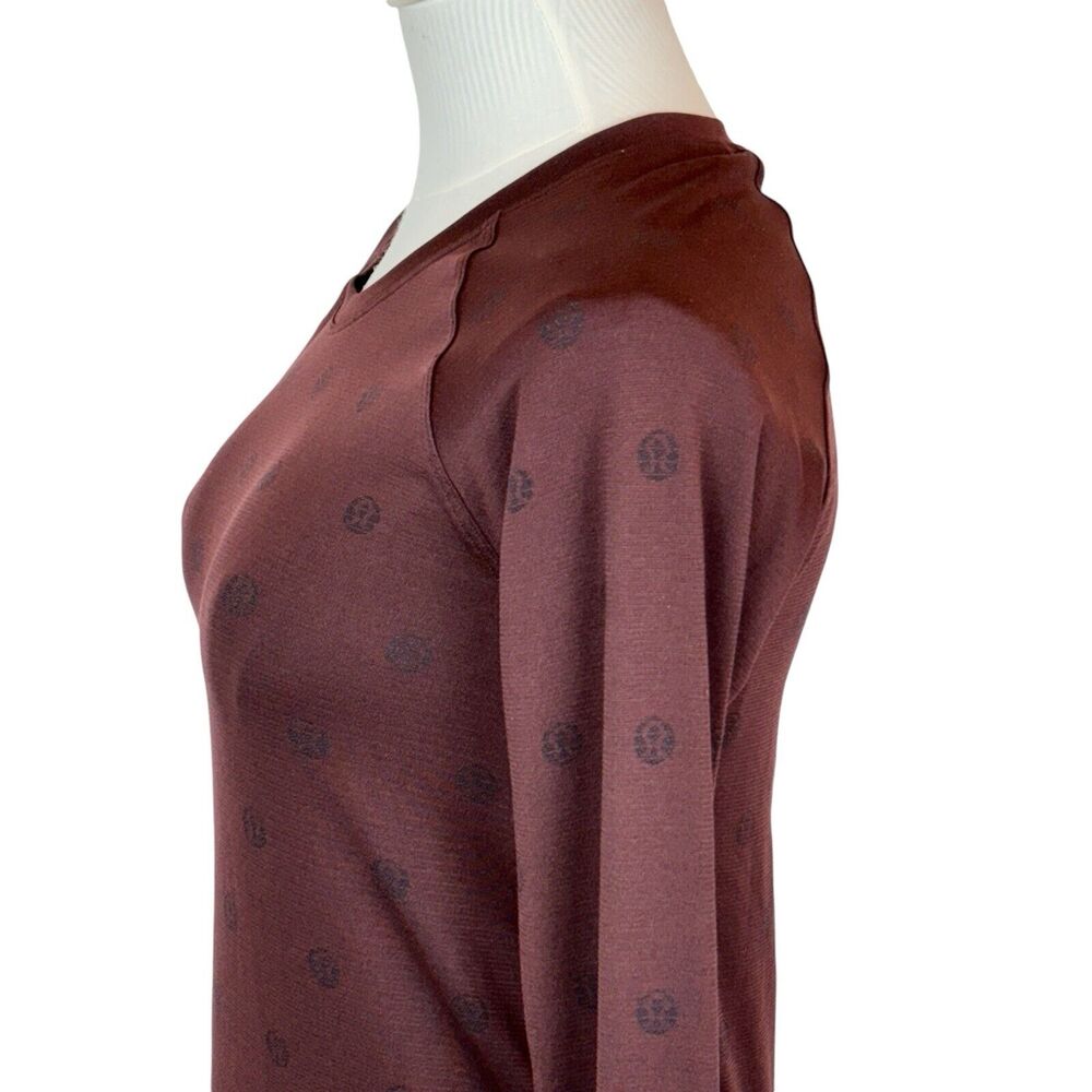 Lululemon Swiftly Tech 2.0 Long Sleeve Yogo Pop Cassis/Black Sz 8 Logos!! MINT ! - Picture 7 of 15
